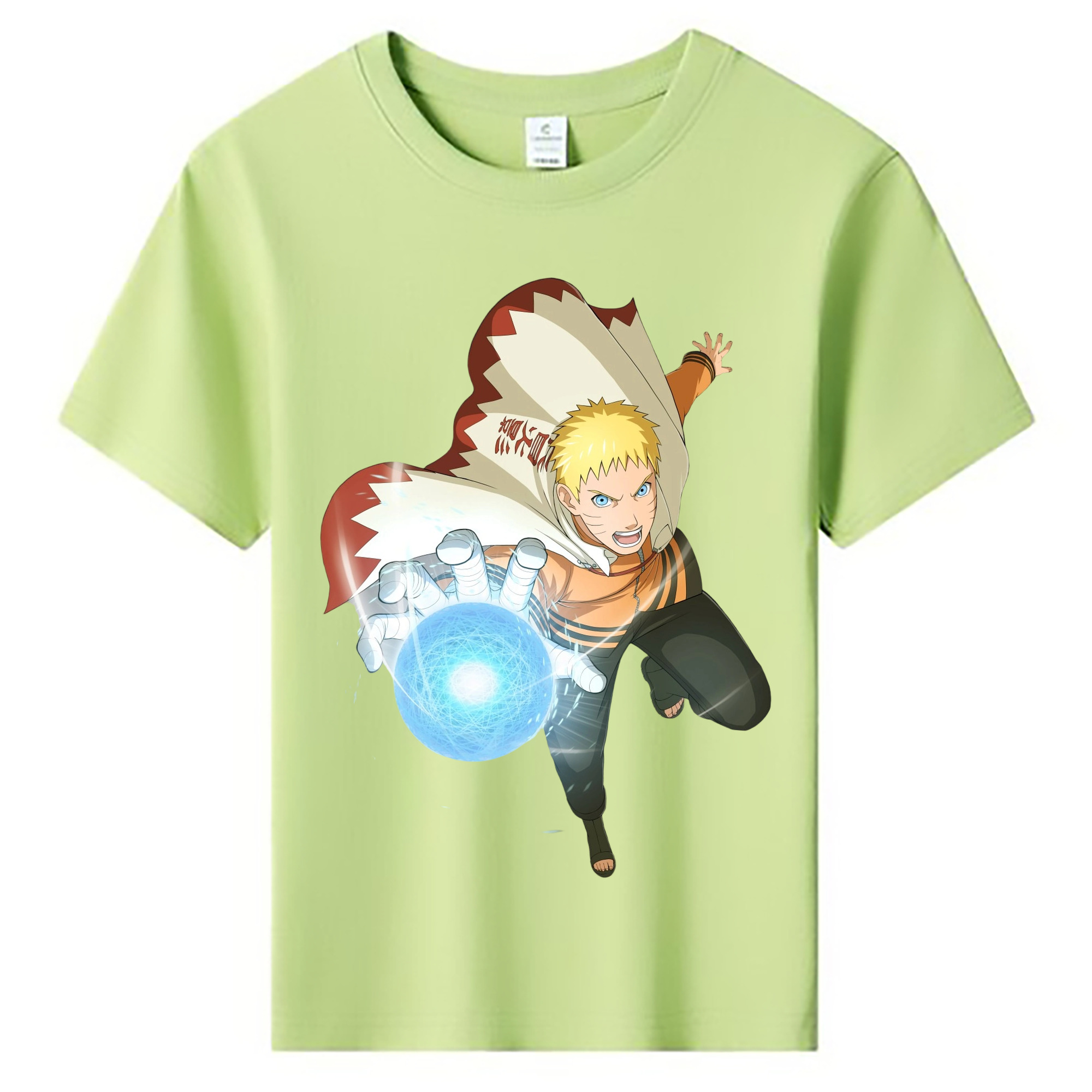 （画像用） NARUTO -ナルト- うずまき ナルト Uzumaki Naruto 綿100％キッズTシャツ（フロントプリント）